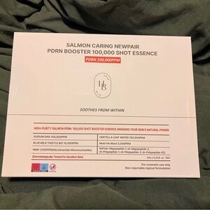 ✨ Salmon Caring Newpair PDRN Booster 100,000 Shot Essence ✨